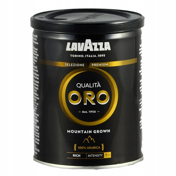 Kawa Mielona Lavazza Qualita Oro W Puszce