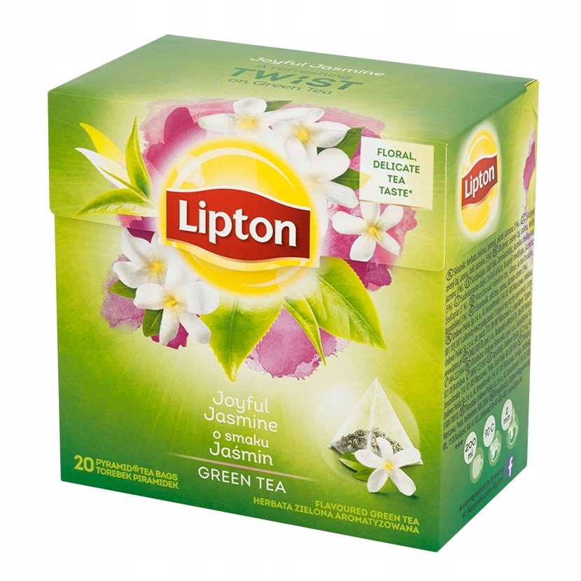 Herbata Zielona LIPTON PIRAMID GREEN TEA Jaśmin