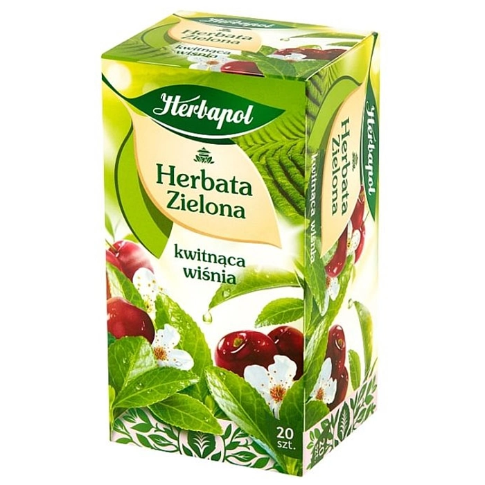 Herbata Zielona HERBAPOL z Kwitnącą Wiśnią