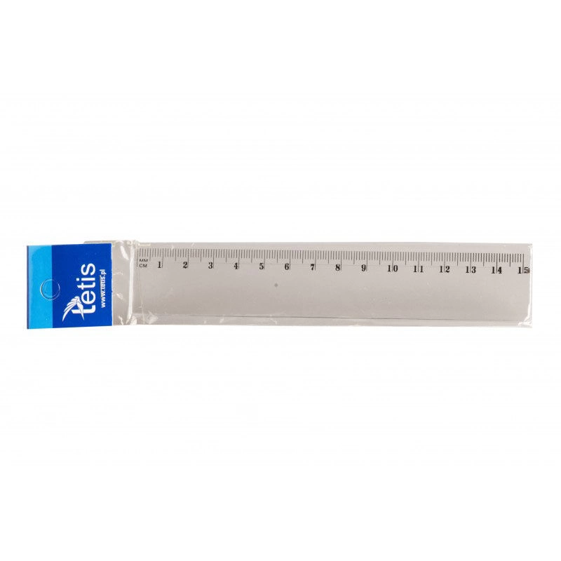 Linijka 15 cm TETIS BL002-A 