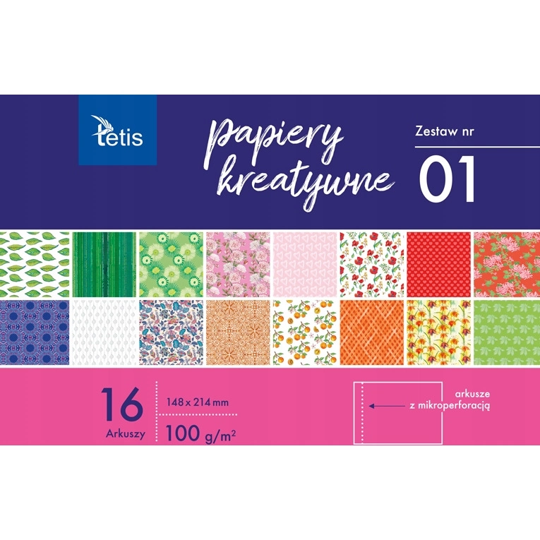 Zeszyt Papierów Kreatywnych A5 TETIS KB029