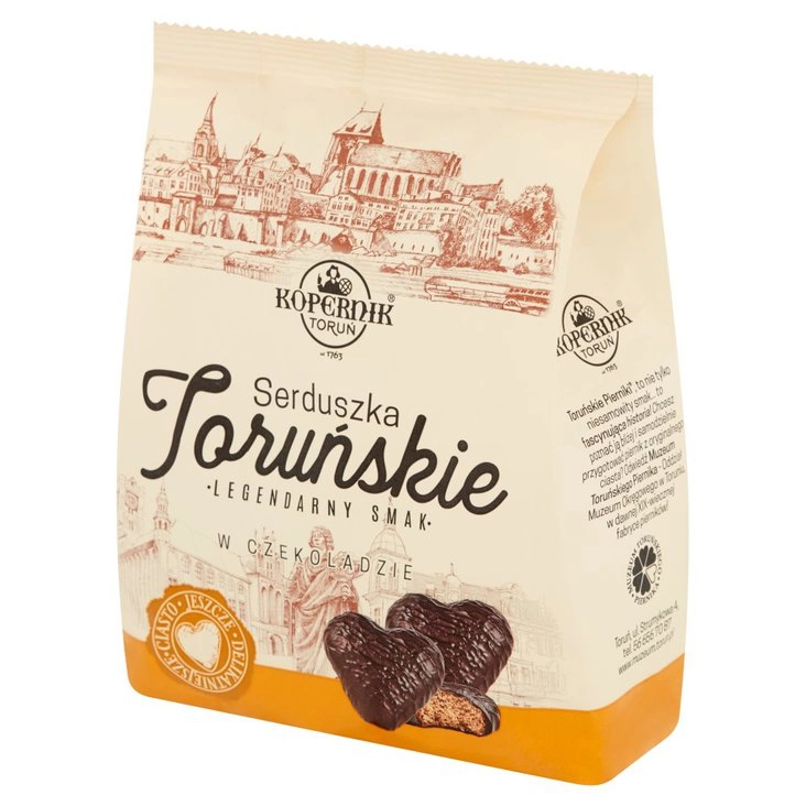 Pierniki SERDUSZKA TORUŃSKIE w Czekoladzie