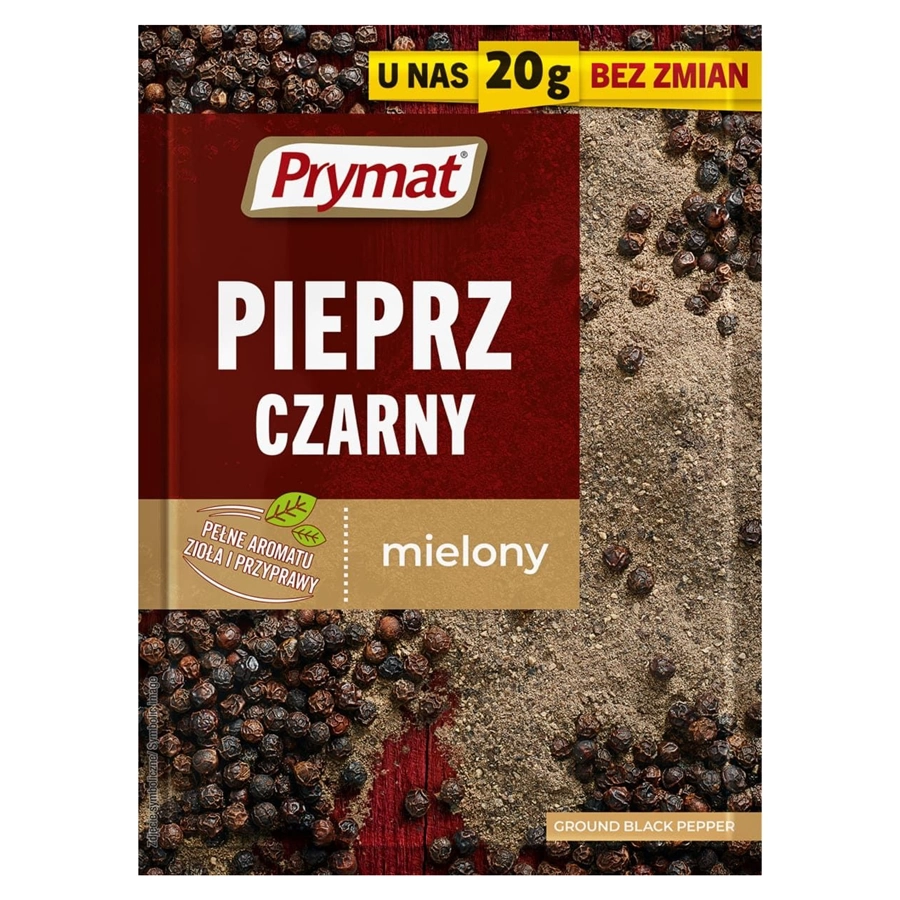 Pieprz Czarny Mielony Prymat