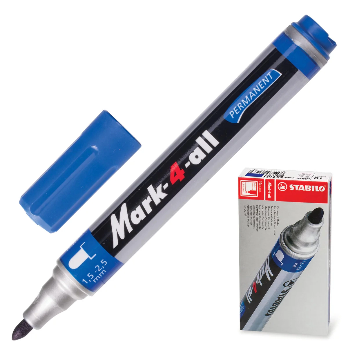 Permanentny marker STABILO 4-all 651/41