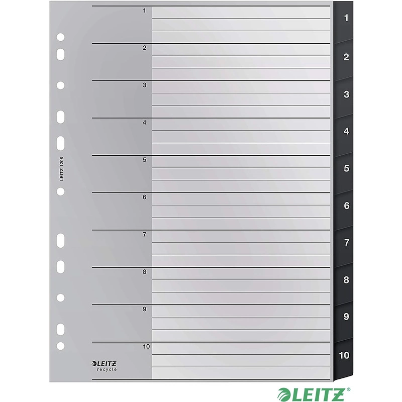 Przekładki PP Leitz Recycle A4 Maxi