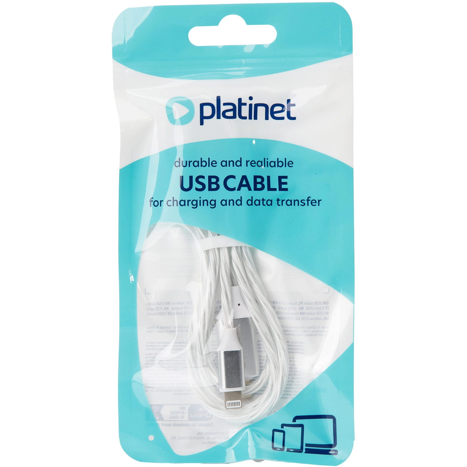 Kabel USB-C PLATINET do Lightning 3A 27W
