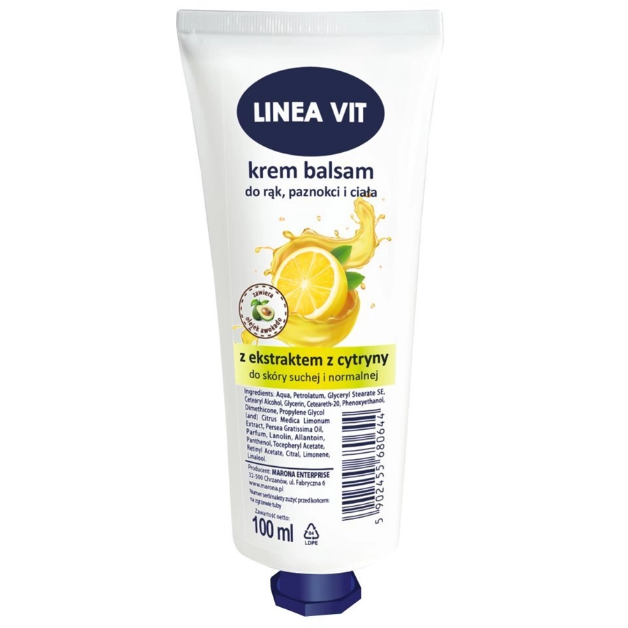 Krem balsam do rąk, paznokci i ciała LINEA VIT Citrus Medica