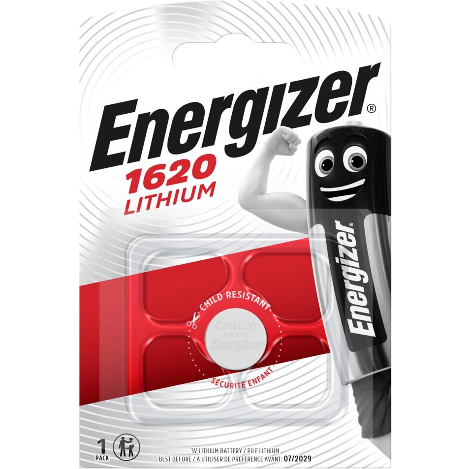 Bateria Energizer CR1620 Lithium 3V