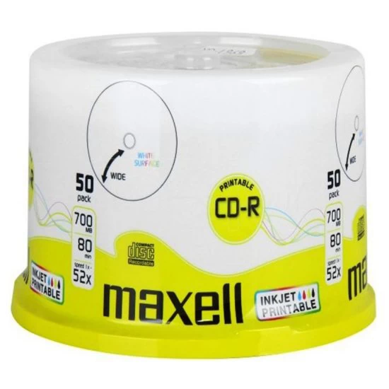 Płyta CD-R MAXELL 700 MB 52x do nadruku