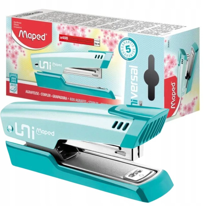 Zszywacz Maped Universal Metal Pastel do 25 kartek