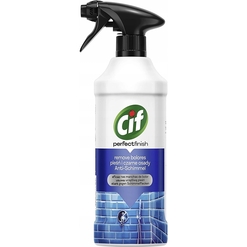 Spray Cif Perfect Finish usuwa pleśń i czarne osady