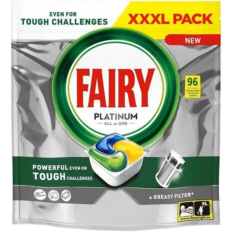 Kapsułki do zmywarki Fairy Platinium All in One Lemon