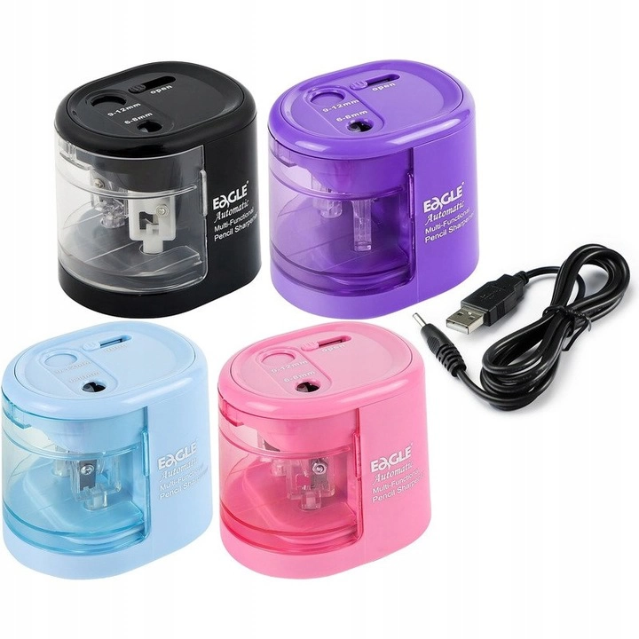 Temperówka na baterie Eagle EG-5161USB z 2 otworami