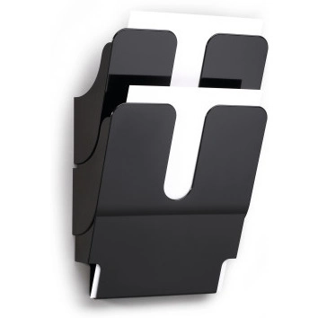 Zestaw 2 pojemników na dokumenty A4 pionowe FLEXIPLUS DURABLE