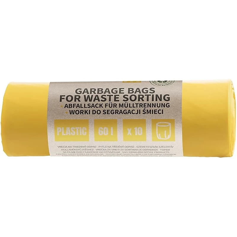 Worki na śmieci DONAU ECO do segregacji plastiku