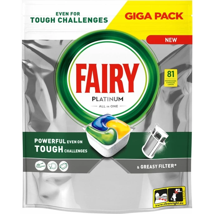 Kapsułki do zmywarki FAIRY PLATINUM