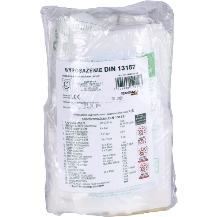 Wyposażenie apteczki Donau Safety z ustnikiem