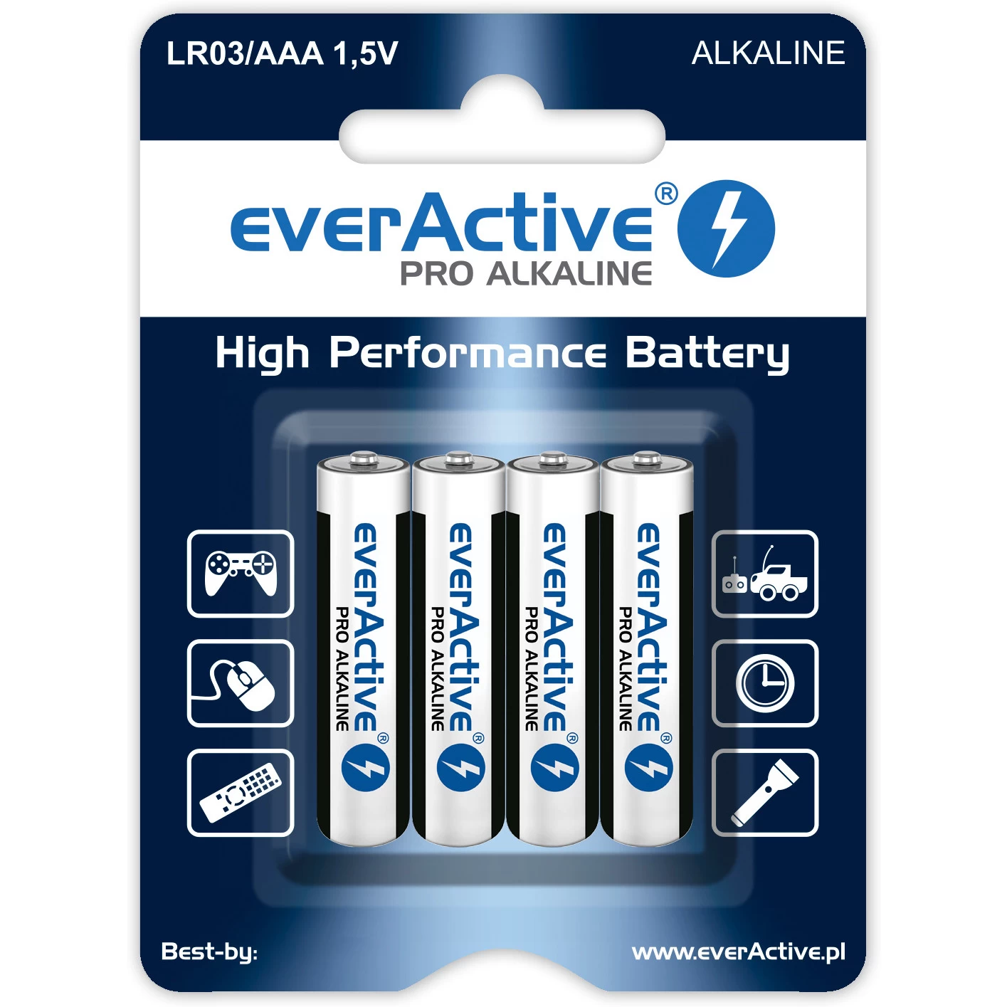 Bateria alkaliczna EVERACTIVE Pro AAA/LR03