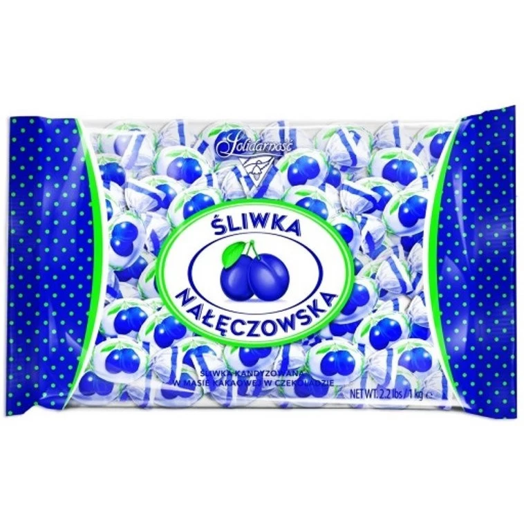 Cukierki w czekoladzie SOLIDARNOŚĆ ŚLIWKA 1kg