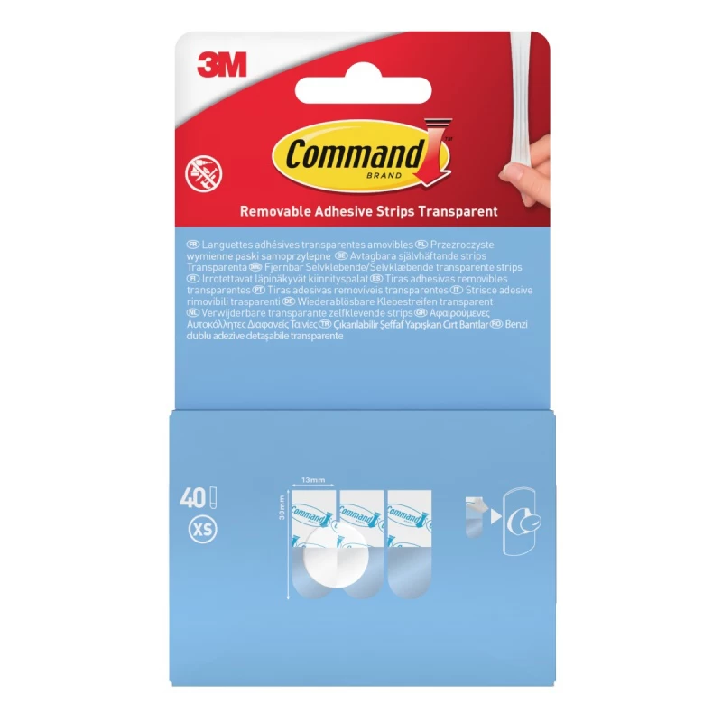 Paski samoprzylepne 3M Command Mini 40 szt.