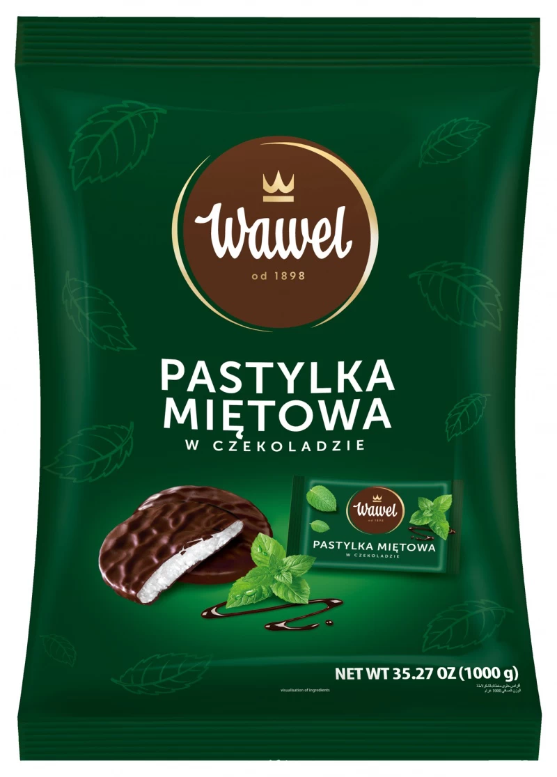 Pastylki miętowe WAWEL 1kg