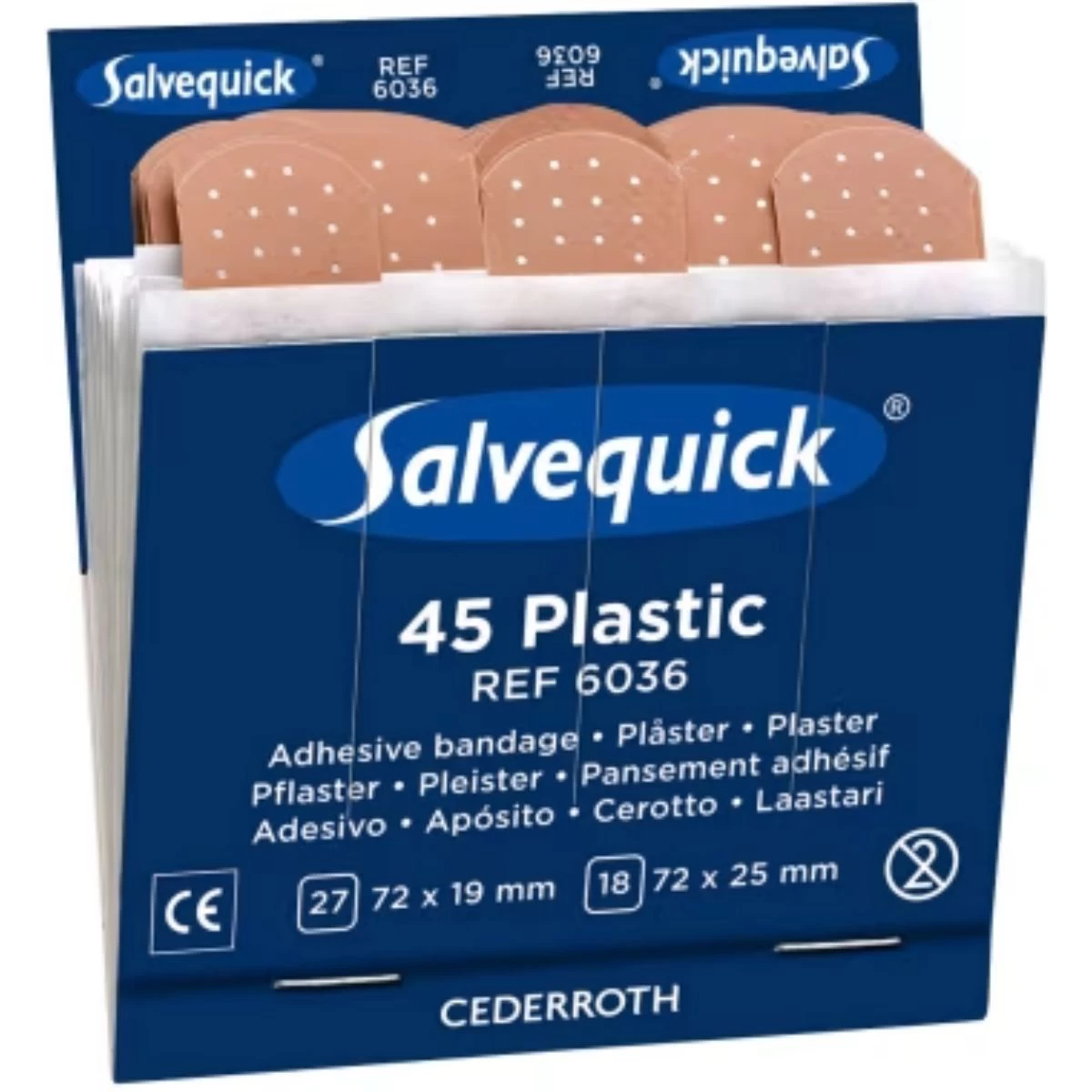 Plastry plastikowe CEDERROTH Salvequick