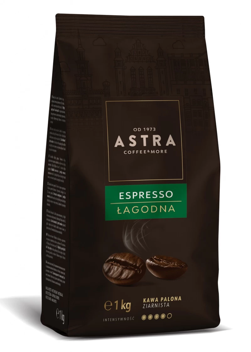 Kawa ziarnista ASTRA Espresso Łagodna