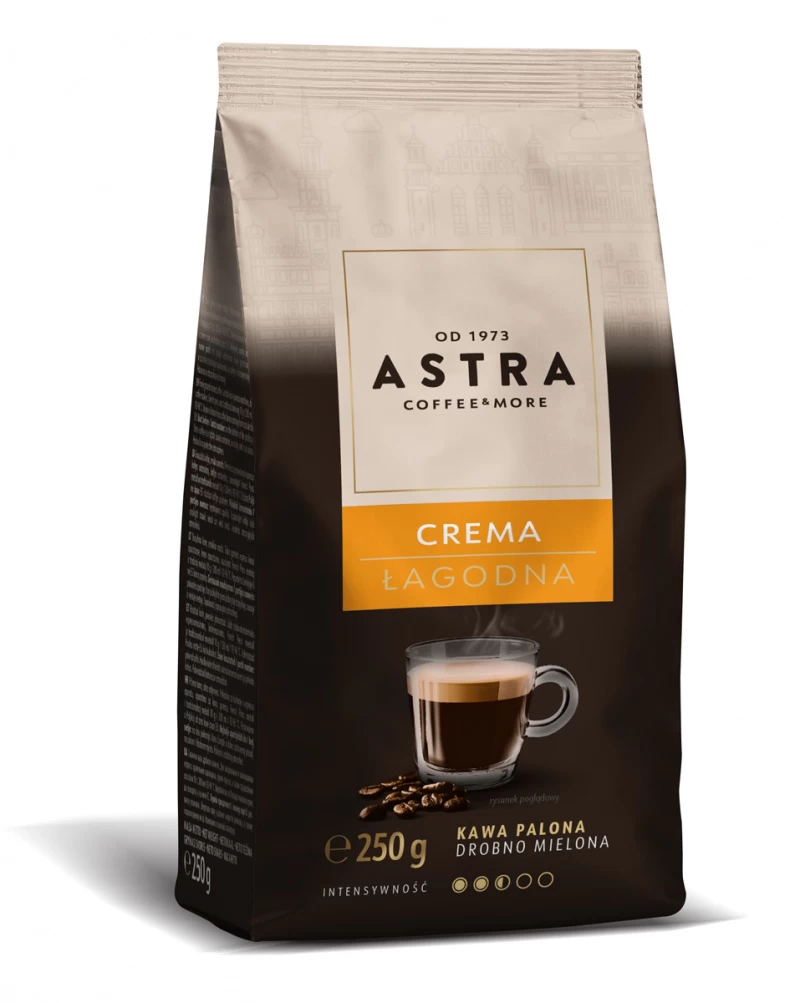 Kawa mielona ASTRA Crema Łagodna 250g