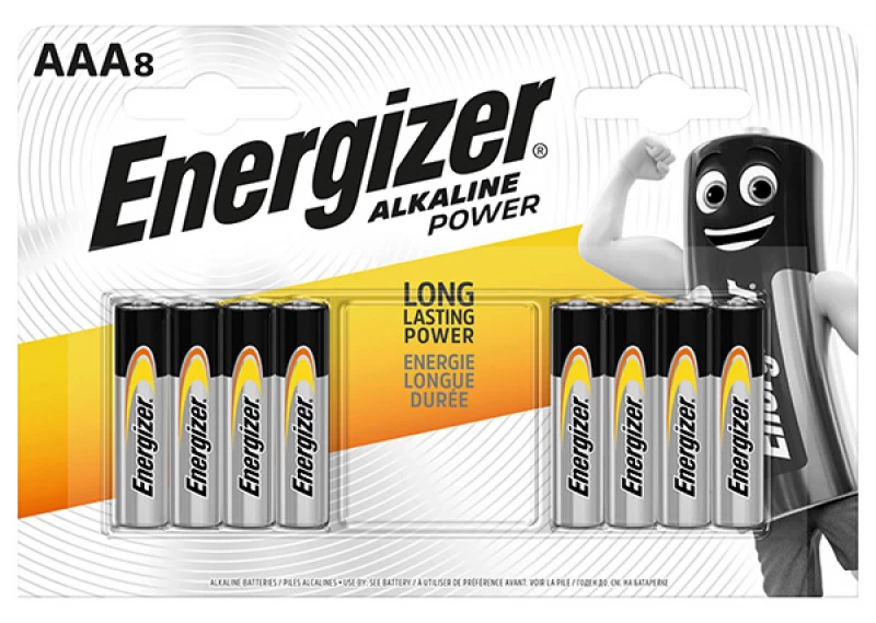 Bateria Energizer Alkaline Power AAA 8szt