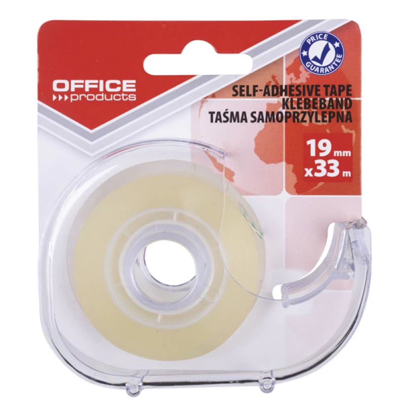 Taśma biurowa Office Products 19mm 33m dyspenser