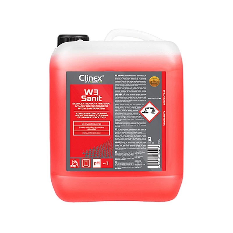 Płyn do mycia sanitariatów Clinex W3