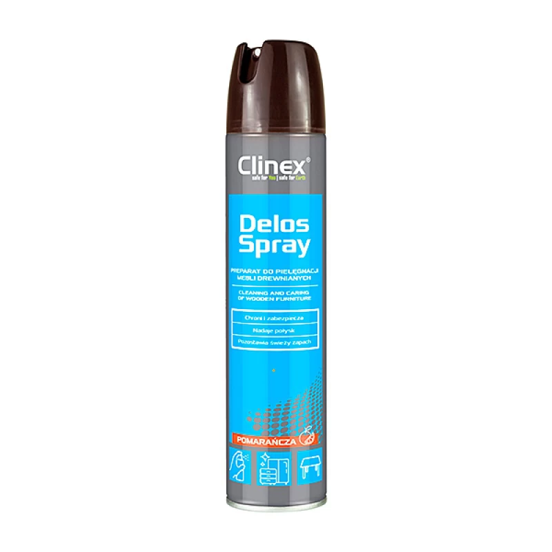 Spray do pielęgnacji mebli drewnianych Clinex 300ml