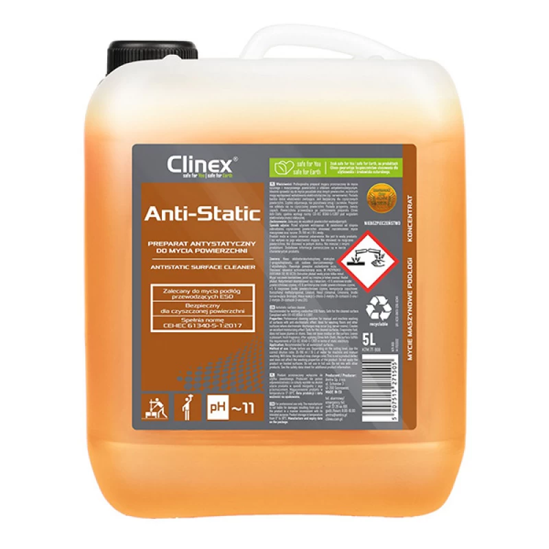 Preparat antystatyczny do mycia powierzchni Clinex