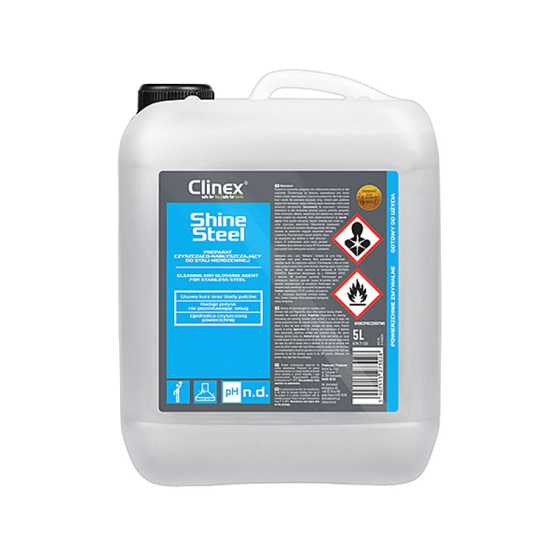 Preparat czyszcząco - nabłyszczający stali nierdzewnej Clinex 5l
