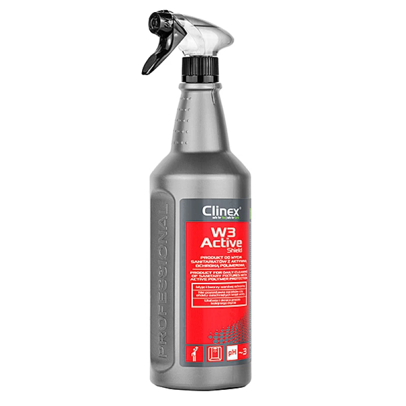 Preparat do mycia sanitariatów z ochroną polimerową Clinex W3