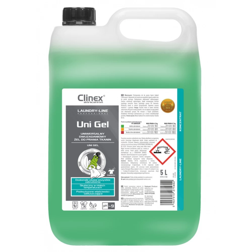 Uniwersalny żel do prania Clinex 5l