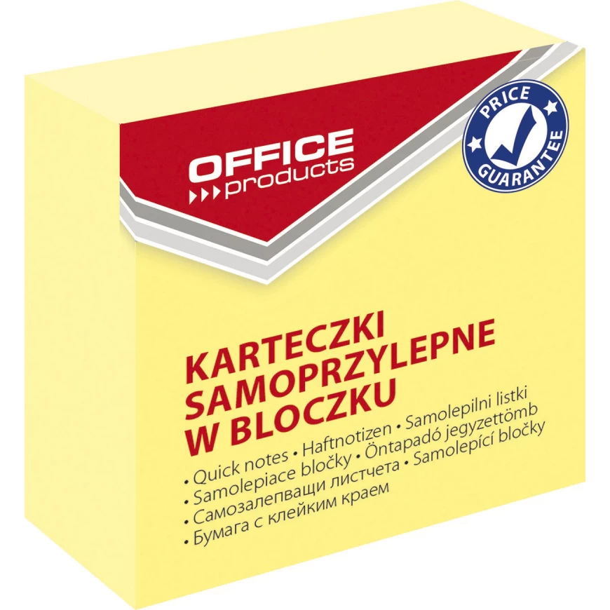 Karteczki samoprzylepne Office Products 50x50mm (400)