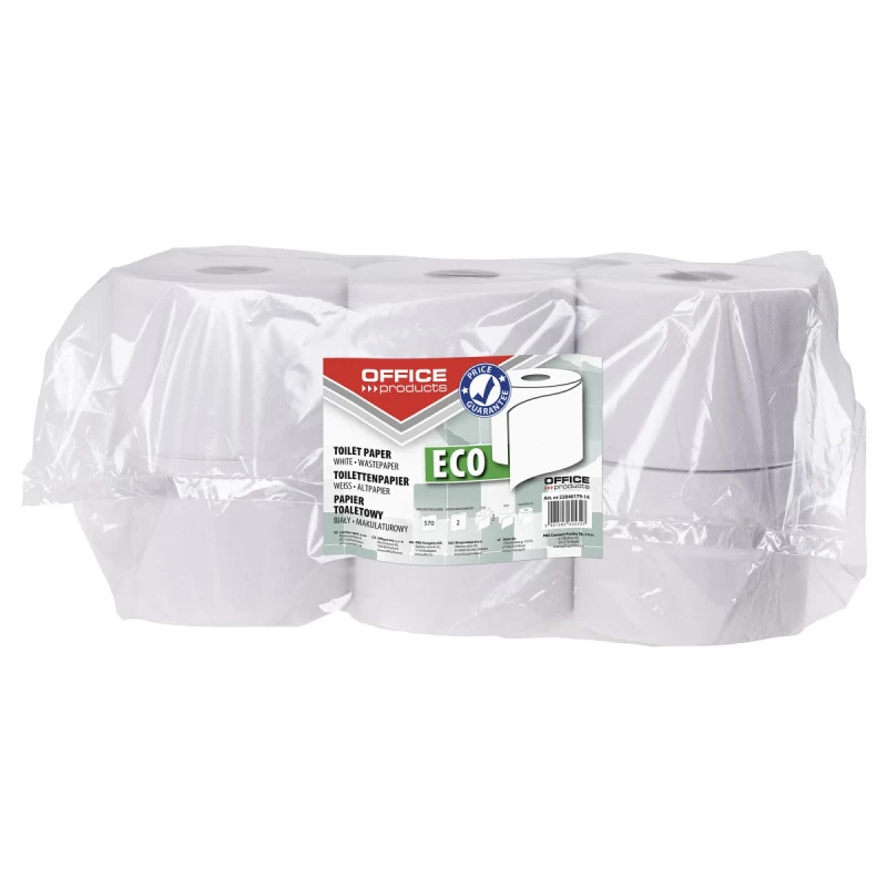 Papier toaletowy Office Products 2-warstwowy 63m 12szt.