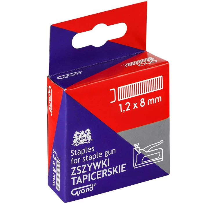 Zszywki tapicerskie Grand 1.2x8mm