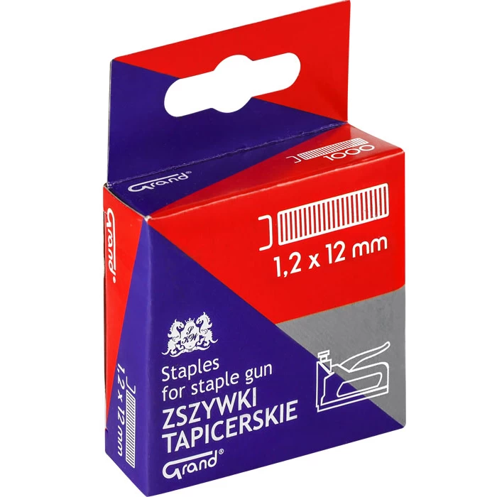 Zszywki tapicerskie Grand 1.2x12mm