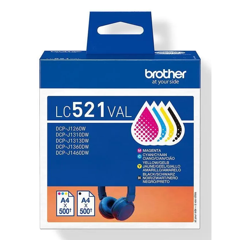 Tusz Brother LC521VAL