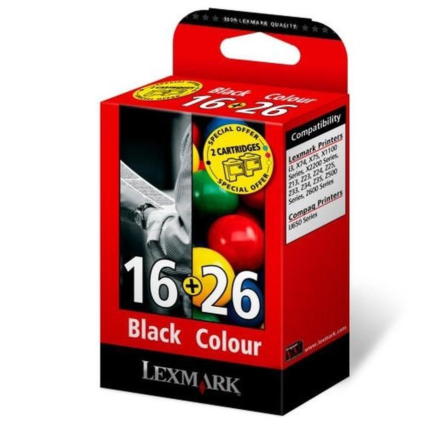 Głowica Tusz Lexmark Nr 16+26 [80D2126] zestaw