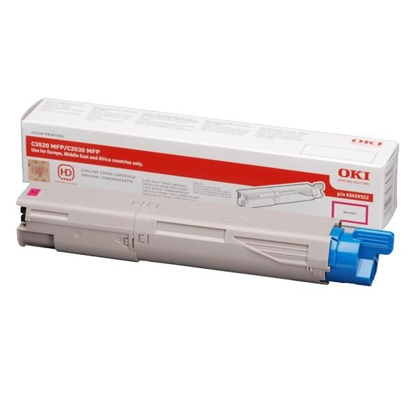 Toner Oki 43459370> 43459322