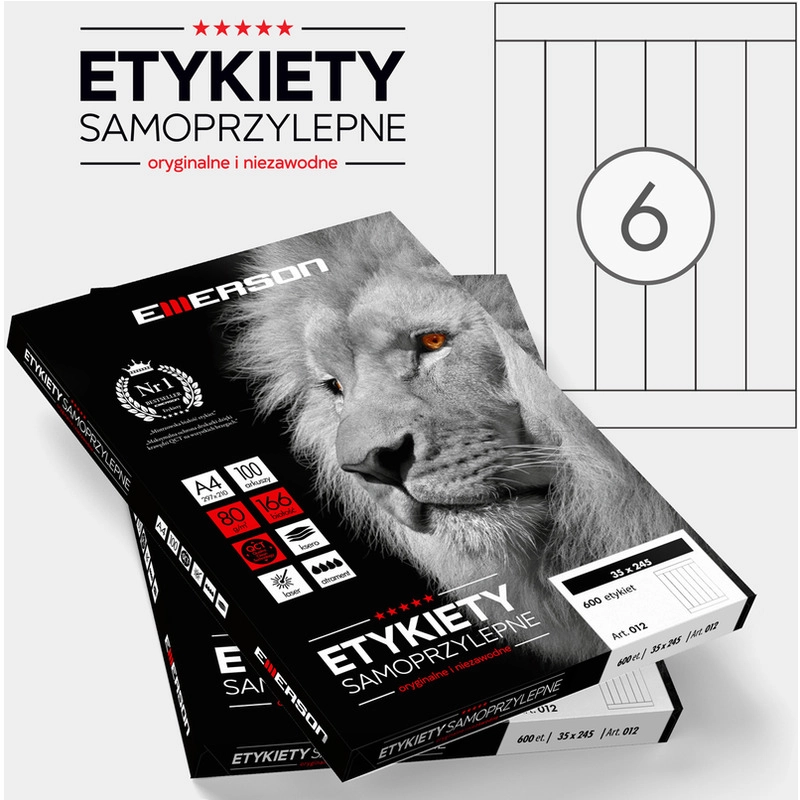 Etykiety Samoprzylepne Emerson