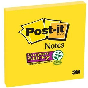 Bloczki Samoprzylepne Post-It Super Sticky Żółte