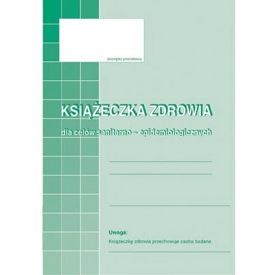 Książeczka Zdrowia Do Celów Sanitarno-Epidemiologicznych 530-5