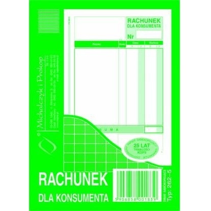 Rachunek Dla Konsumenta 262-5