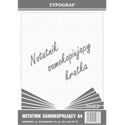 Notes Samokopiujący W Kratkę (A4)