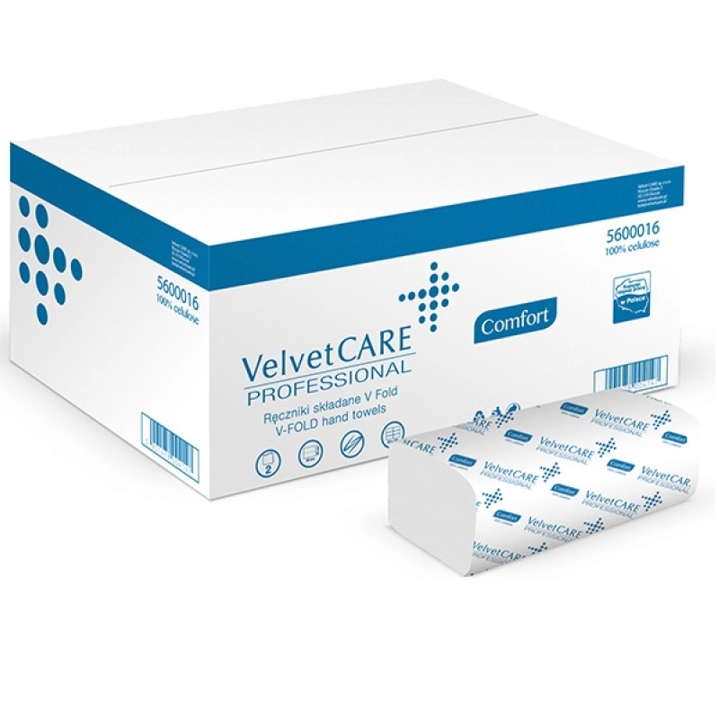Ręcznik Papierowy Składany V-Fold Velvet Care Professional