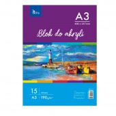 Blok Do Akryli 190G, 15 Ark